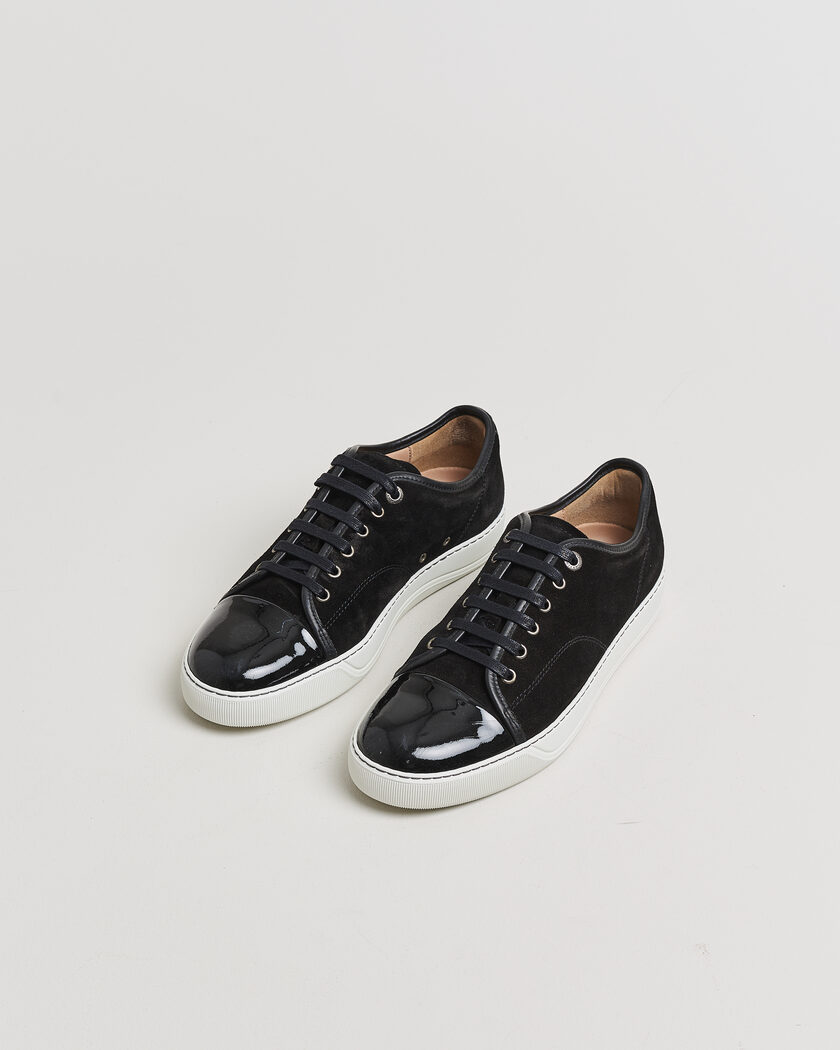 Pre-owned LanvinDBB1 Patent Cap Toe SneakerBlackUK7 - EU41 – Nero