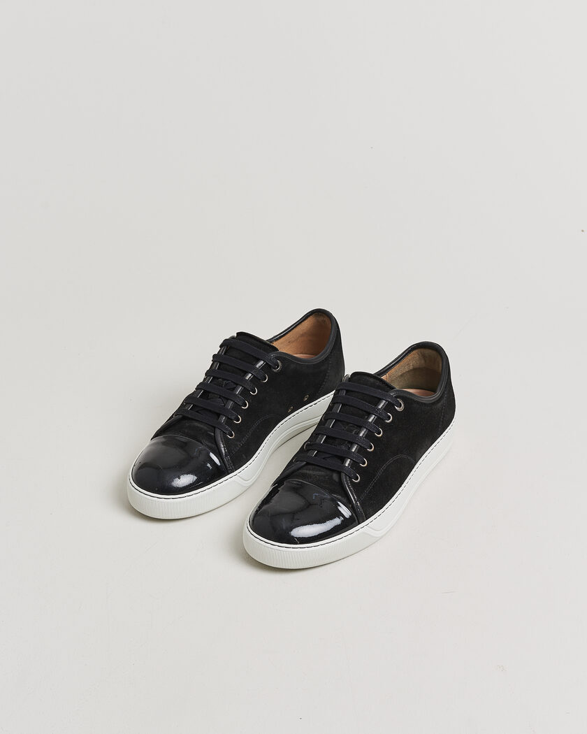 Pre-owned LanvinDBB1 Patent Cap Toe SneakerBlackUK9 - EU43 – Nero