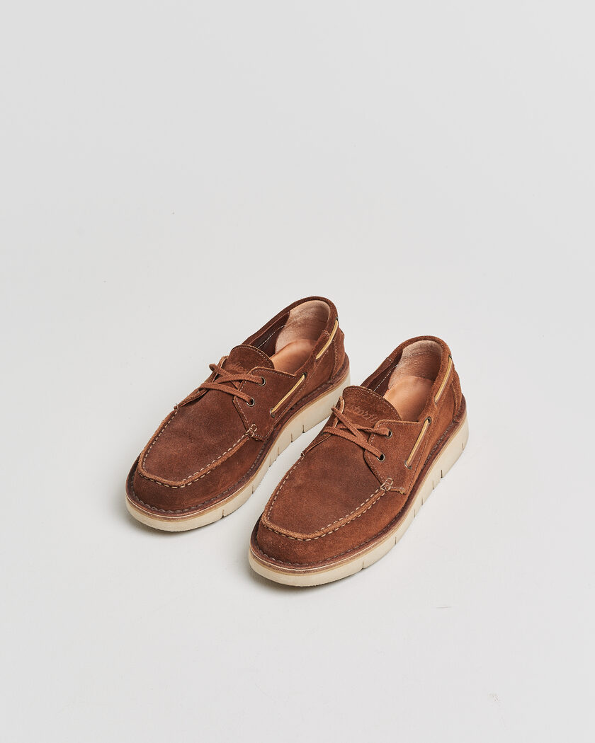 Pre-owned Astorflex Boatflex Moccasin Brown Suede 43 – Marrone