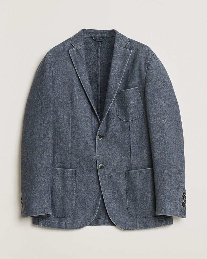 Pre-owned L.B.M. 1911 Wool Blazer Washed Blue 52 – Blu
