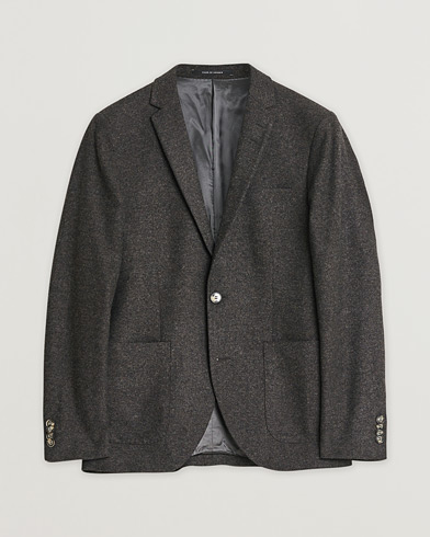 Pre-owned Tiger of Sweden Wool Flannel Blazer Brown 46 – Marrone