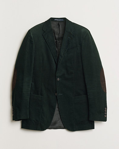 Pre-owned Polo Ralph Lauren Corduroy Green Blazer 48 – Verde
