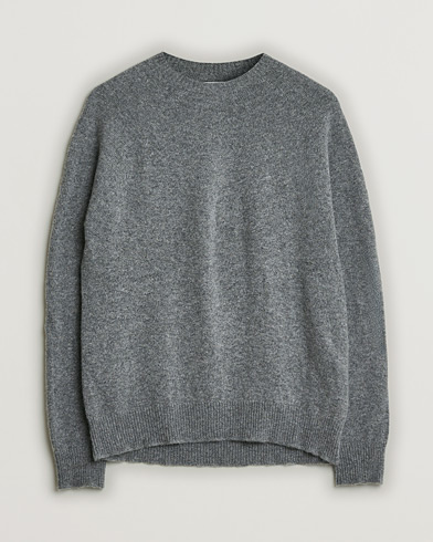 Pre-owned Jil Sander Cashmere/Merino Round Neck Sweater Grey Melange – Grigio