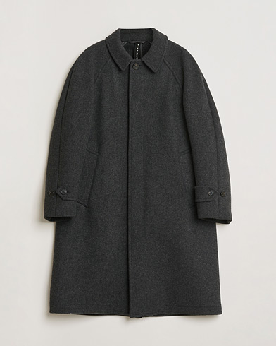Pre-owned Mackintosh Boston Wool Overcoat Grey M – Grigio