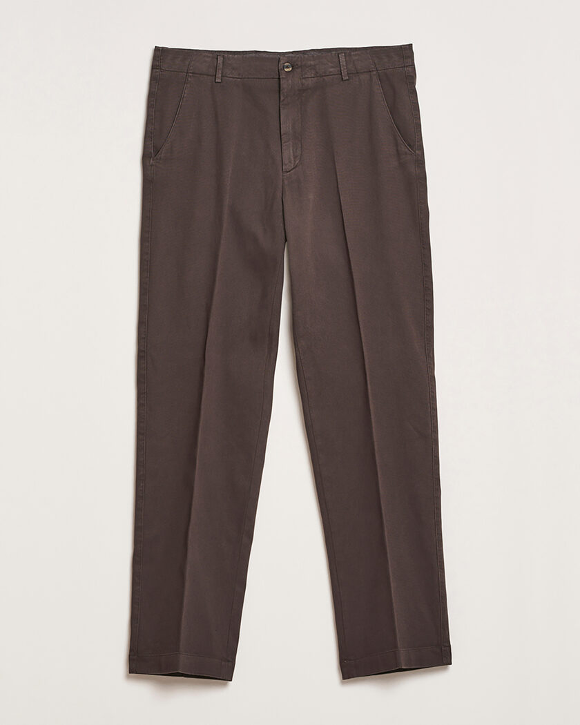 Pre-owned Boglioli Regular Fit Cotton Chinos Brown 52 – Marrone