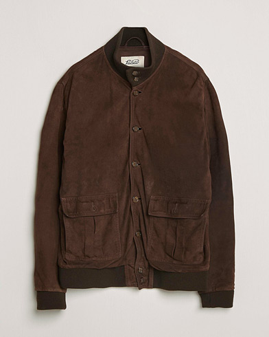 Pre-owned Valstar Valstarino Suede Jacket Dark Brown 54 – Marrone