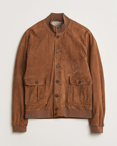 Pre-owned Valstar Valstarino Suede Jacket Sandal 52 – Marrone