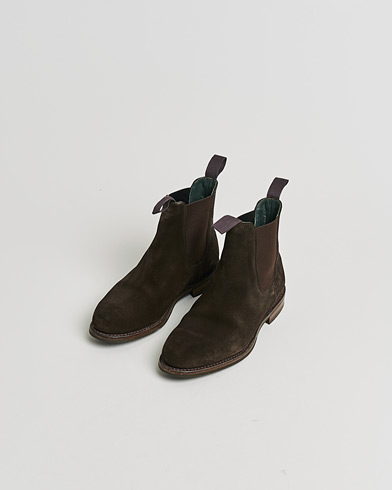 Pre-owned Drake's Chelsea Boot Brown Suede UK9 - EU43 – Marrone