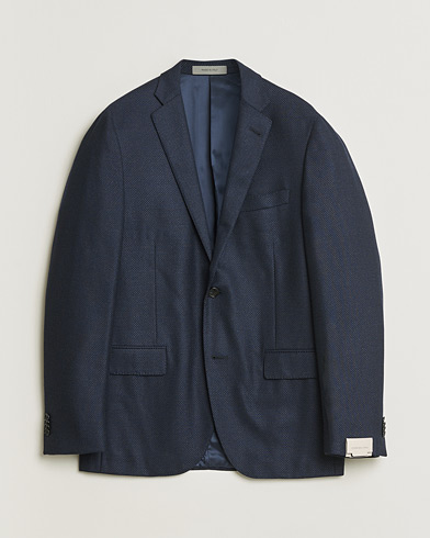 Pre-owned Corneliani Wool & Cashmere Blazer Navy 48 – Blu