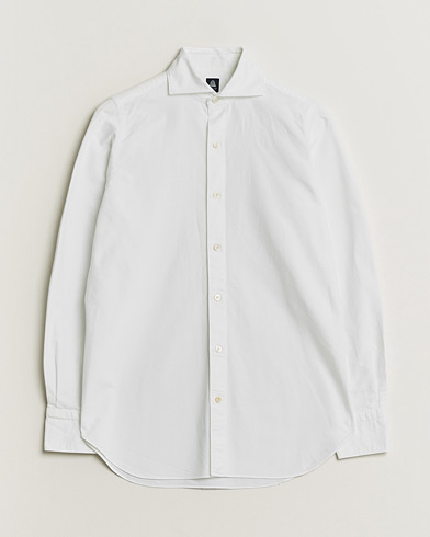 Pre-owned Finamore Napoli Gaeta Oxford Cut Away Shirt White S – Bianco
