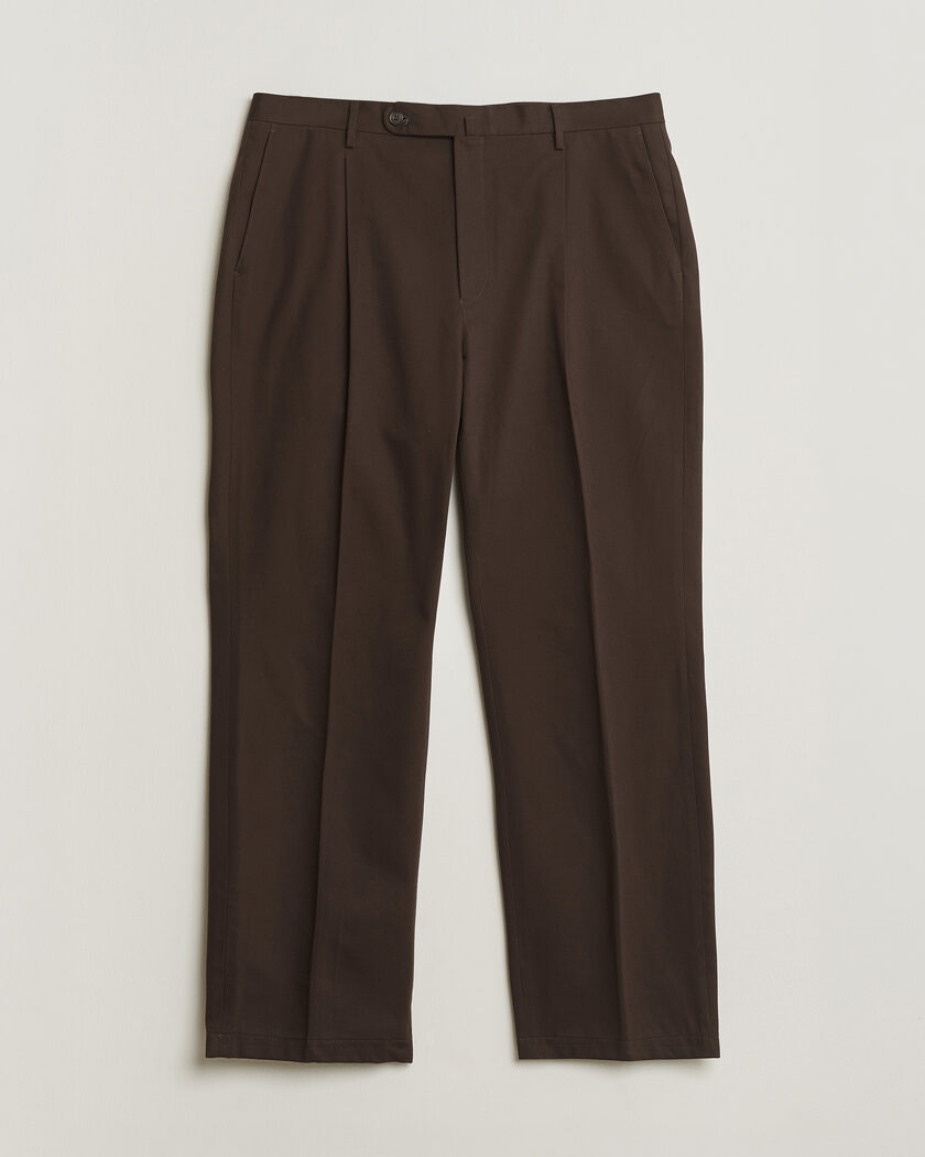 Pre-owned Rubato High Waist Cotton Chino Brown 52 – Blu
