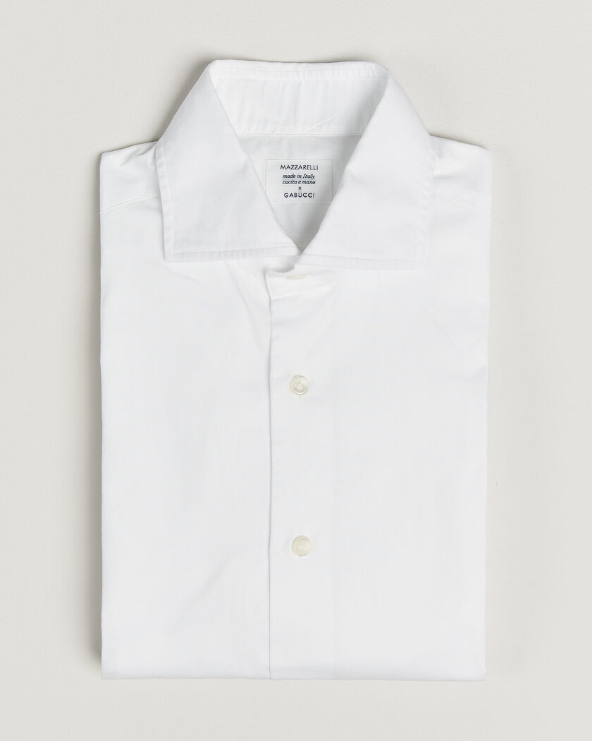 Pre-owned Mazzarelli Soft Cotton Shirt White 39 - M – Bianco