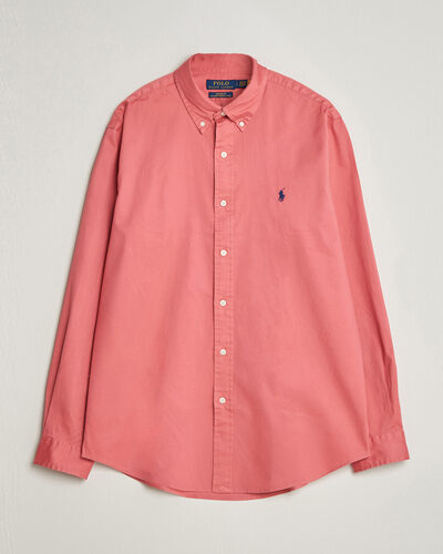 Polo Ralph Lauren Custom Fit Garment Twill Shirt Adirondack Berry