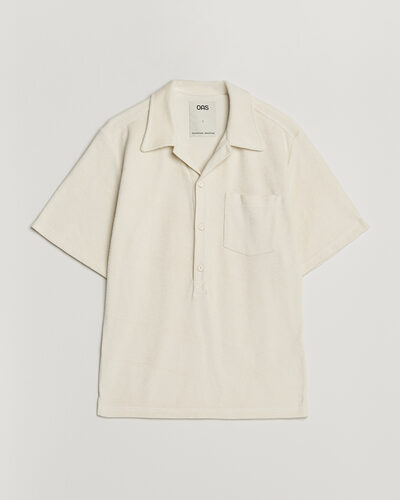OAS Novo Regular Fit Terry Polo Ecru – Bianco