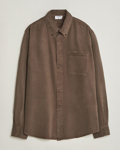 Filippa K Zack Lyocell Shirt Ebony Brown