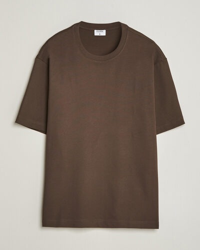 Filippa K Heavy Cotton Crew Neck T-Shirt Golden Brown