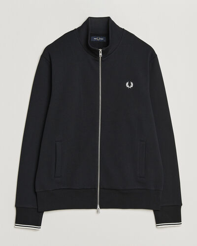 Fred Perry Full Zip Sweatshirt Black