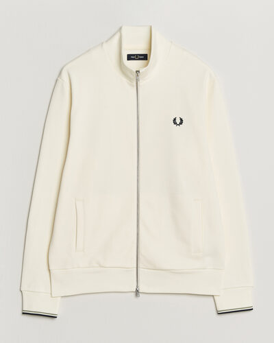 Fred Perry Full Zip Sweatshirt Ecru