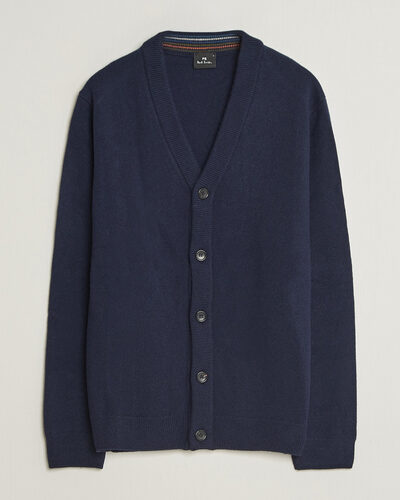PS Paul Smith Wool Knitted Cardigan Navy