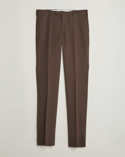 Incotex Regular Fit Cotton/Cashmere Trousers Military