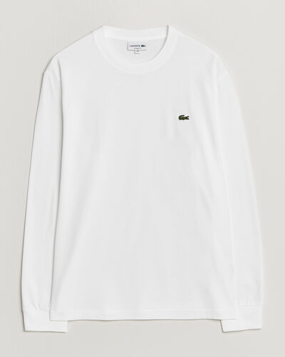 Lacoste Crew Neck Long Sleeve T-Shirt White