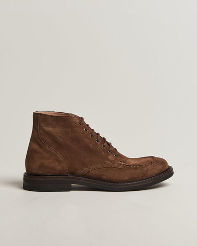 Astorflex Nuvoflex Dainite Lace Up Boot Dark Khaki Suede