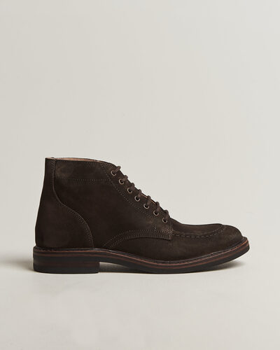 Astorflex Nuvoflex Dainite Lace Up Boot Dark Brown Suede
