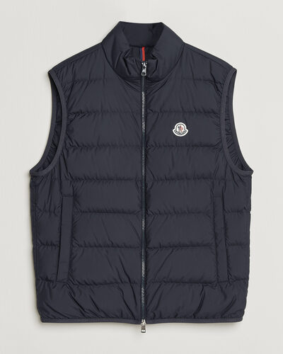 Moncler Contrin Down Vest Navy