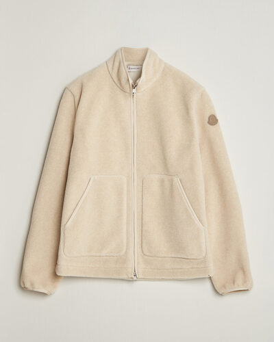 Moncler Full Zip Fleece  Cream