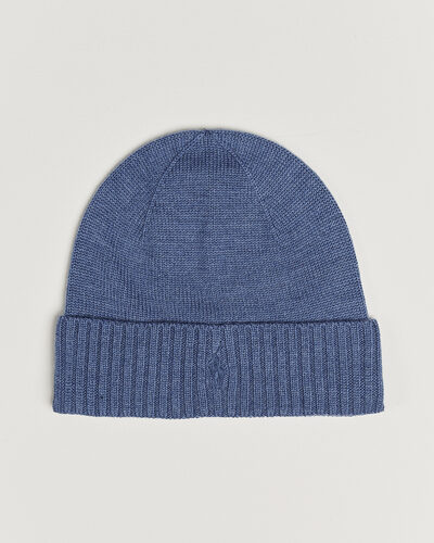 Polo Ralph Lauren Merino Beanie Clarity Blue Heather