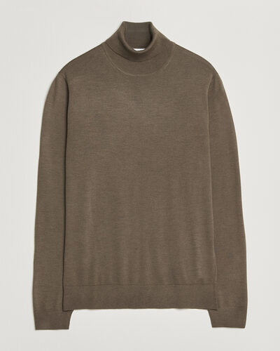 Tiger of Sweden Nevile Extra Fine Merino Polo Aged Timber