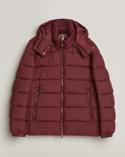 Save The Duck Boris Matt Padded Puffer Wine Red