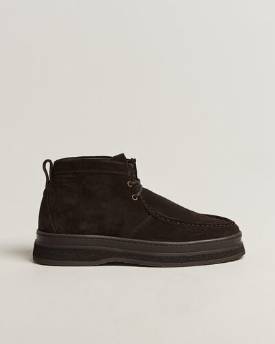 Gant Blistown Shearling Suede Moc Toe Boot Espresso Brown