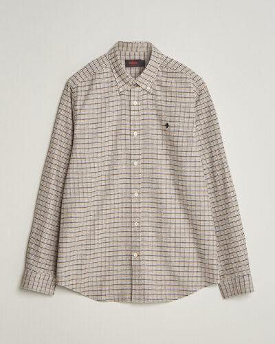 Morris Flannel Mouliné Shirt Khaki
