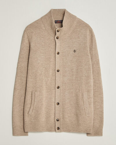 Morris Hertford Button Cardigan Khaki