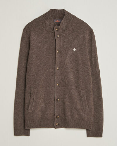 Morris Hertford Button Cardigan Brown