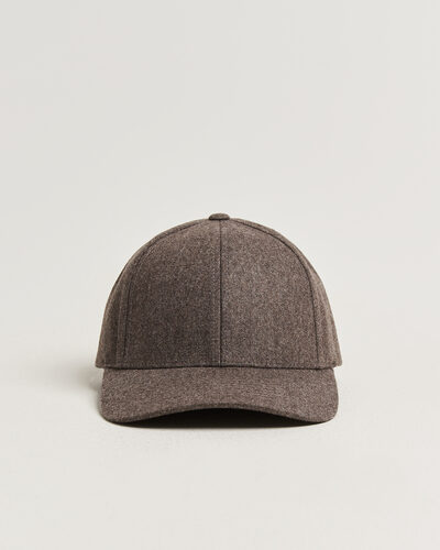 Varsity Headwear Merino Wool Baseball Cap Taupe Brown