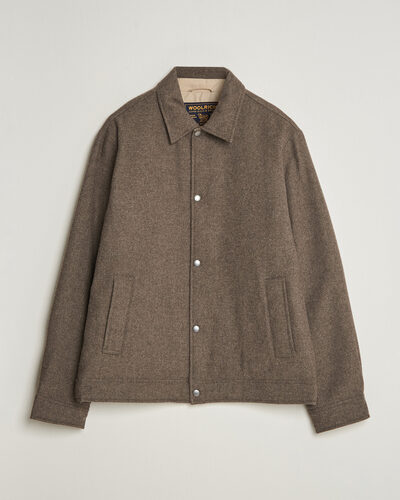 Woolrich Wool Light Padded Keating Shirt Jacket Falcon