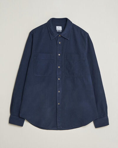 PS Paul Smith Casual Fit Corduroy Shirt Navy