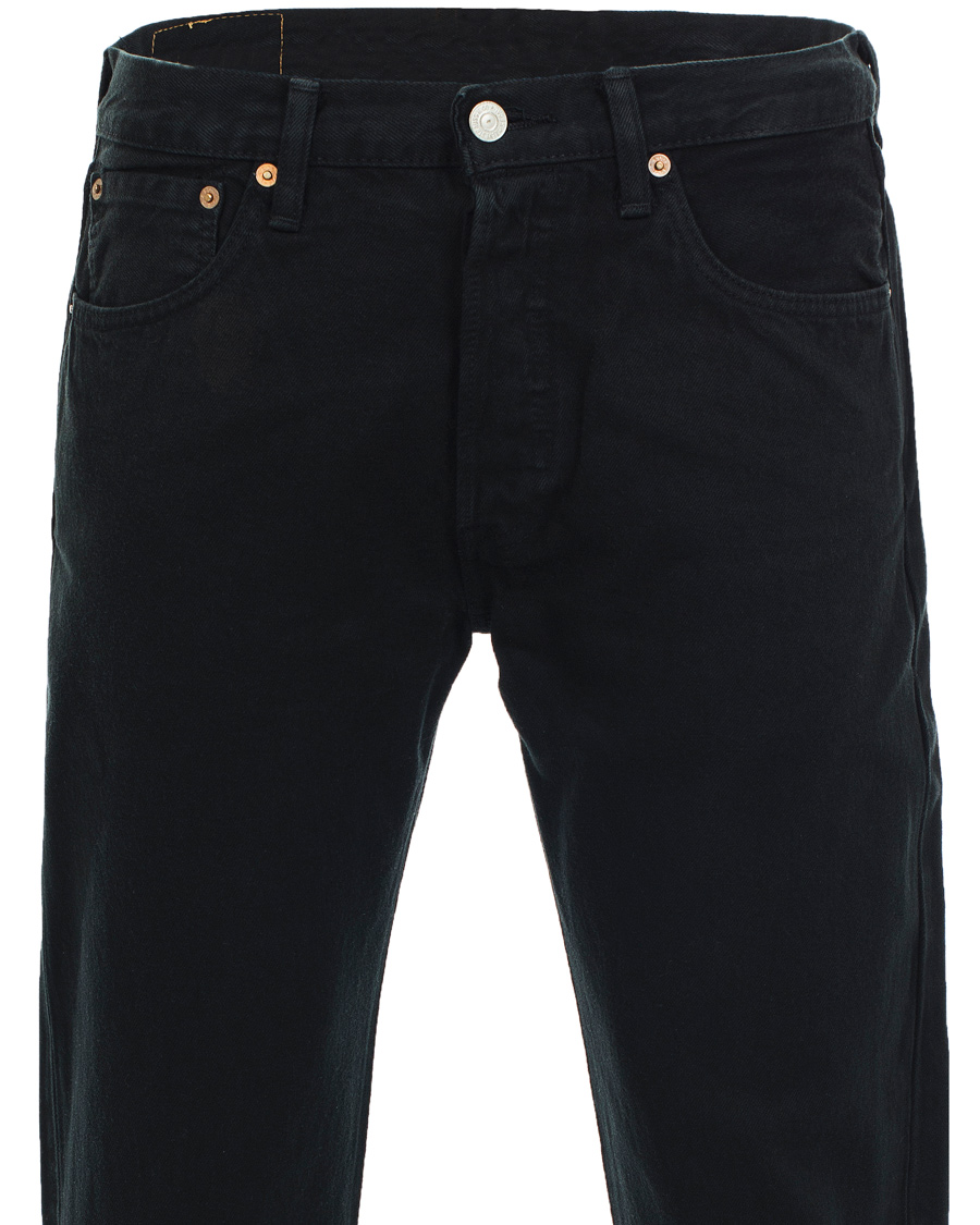 Uomini | Jeans | Levi's | Levis 501 Button Fly Jeans Black