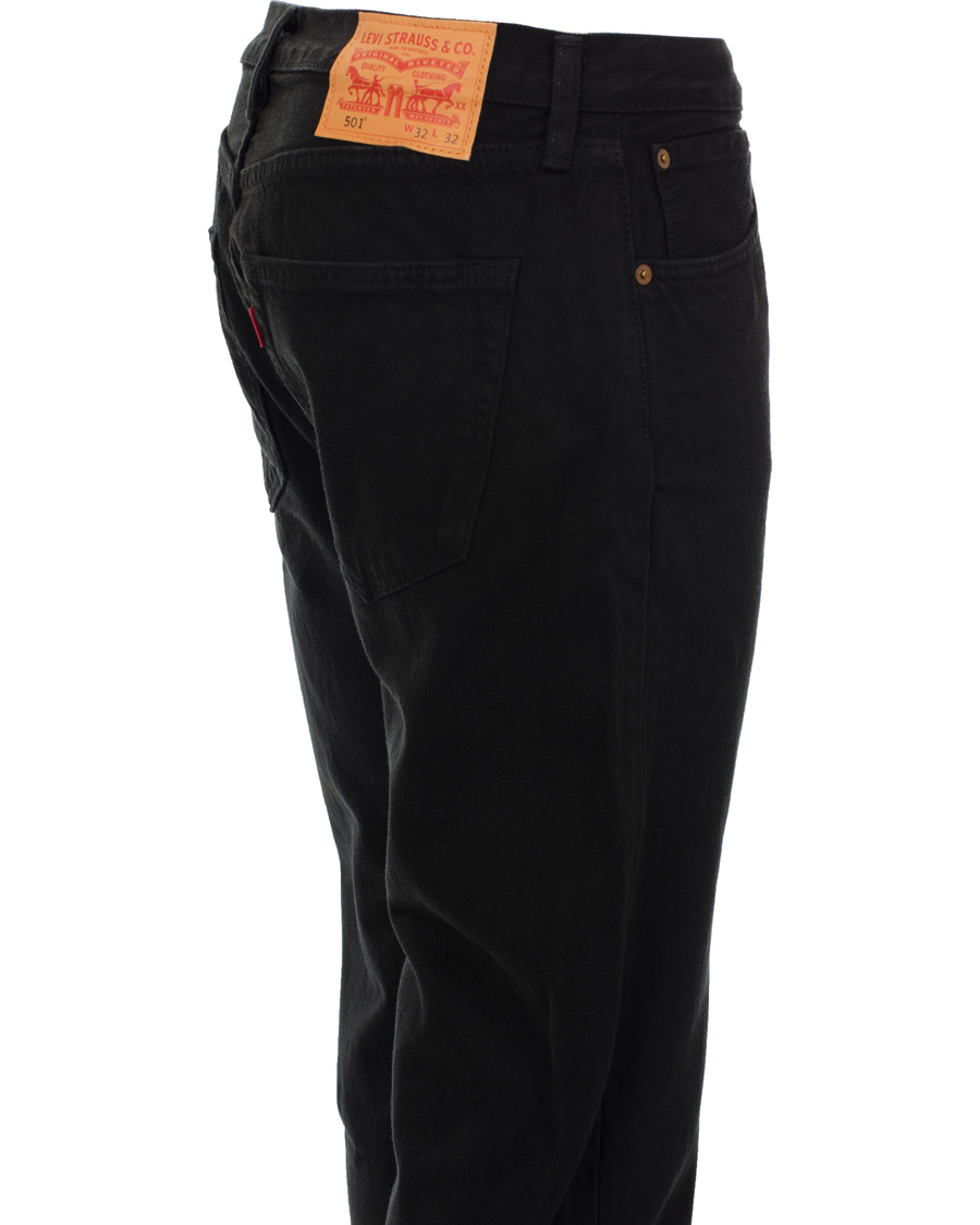 Uomini | Jeans | Levi's | Levis 501 Button Fly Jeans Black