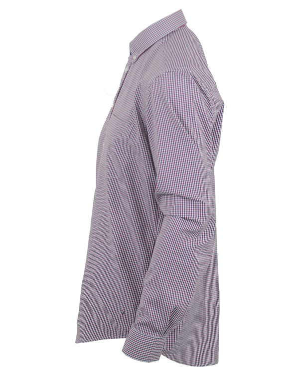 Uomini | Camicie | Boomerang | Kjell Gingham Oxford Shirt Beetroot