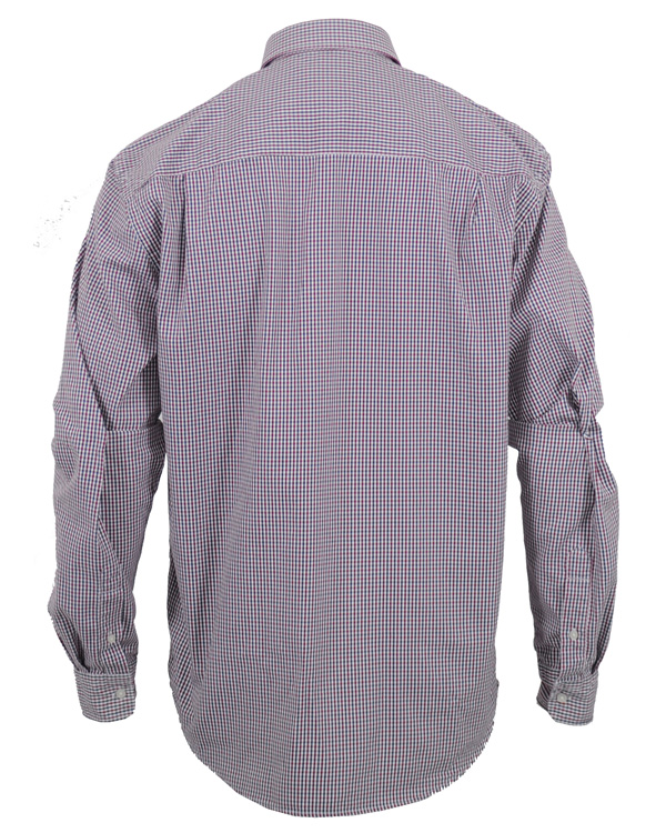 Uomini | Camicie | Boomerang | Kjell Gingham Oxford Shirt Beetroot