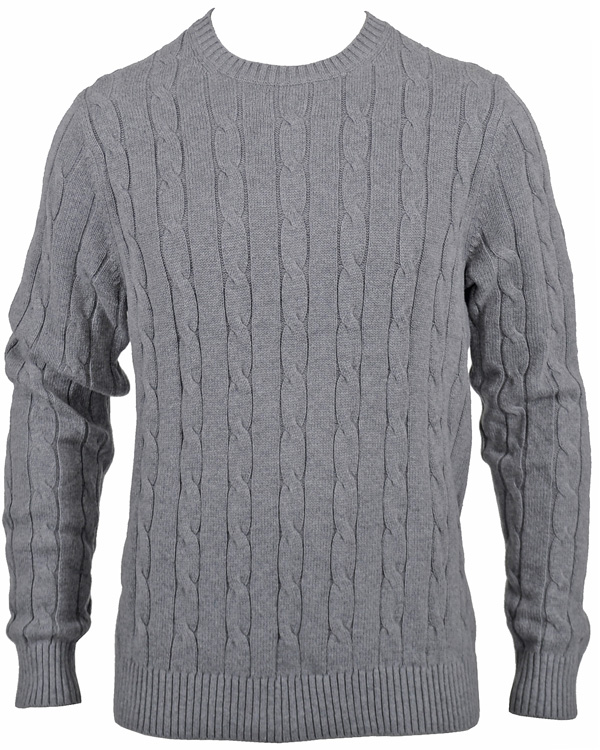 Uomini | Maglieria | Tommy Hilfiger | Classic Cable C-Nk Cf Silver Fog