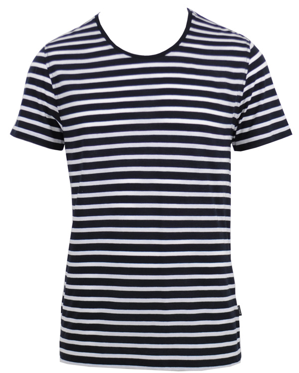 Uomini | T-shirt | Tiger of Sweden | Yokko Stripes T-Shirt Light Ink