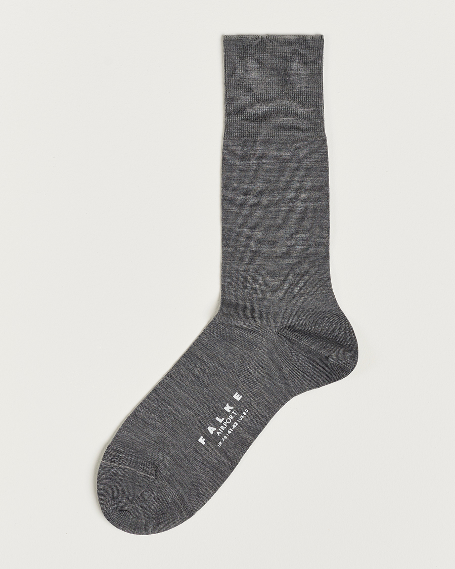 Uomini | Biancheria intima | Falke | Airport Socks Grey Melange