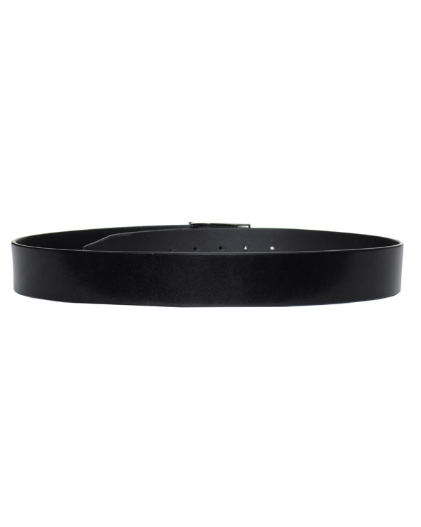Uomini | Tiger of Sweden Leather Logo Belt Black | Tiger of Sweden | Leather Logo Belt Black