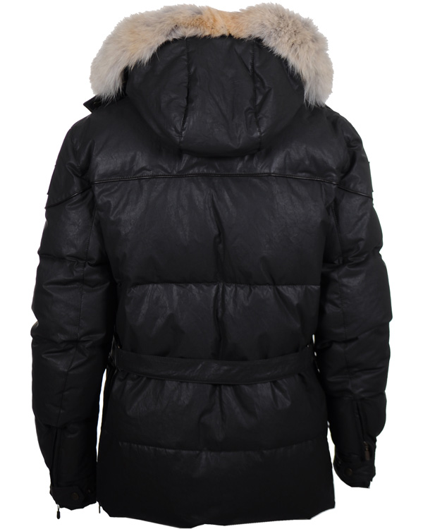 Uomini | Giacche | Belstaff | Aviator Cricket Down Jacket Black/Brown