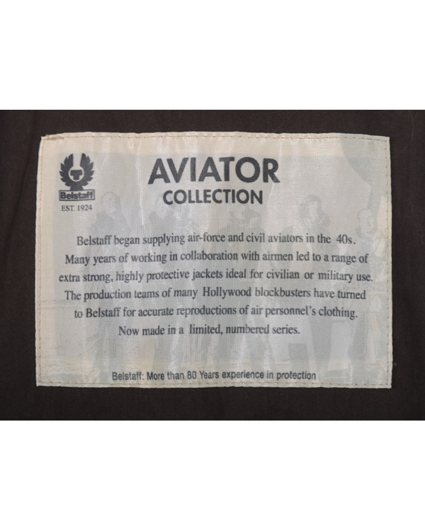 Uomini | Giacche | Belstaff | Aviator Cricket Down Jacket Black/Brown