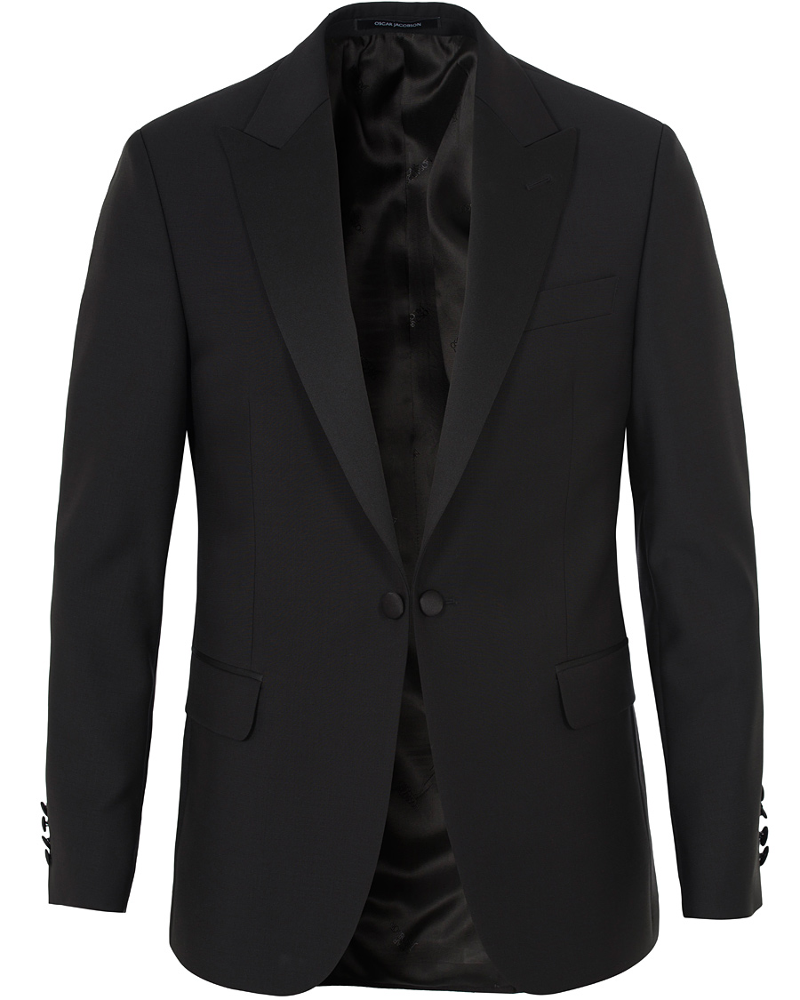Uomini | Blazers | Oscar Jacobson | Frampton Tuxedo Jacket Black